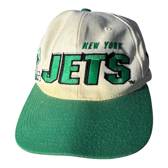 Vintage New York Jets Sports Specialties Shadow Pro Line Snapback Football Hat